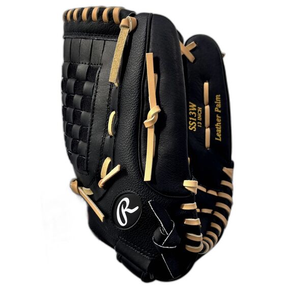 Rawlings RSB SS13W 13" Softball Glove RHT Basket-Web Leather Palm ZeroShock - Picture 2 of 10